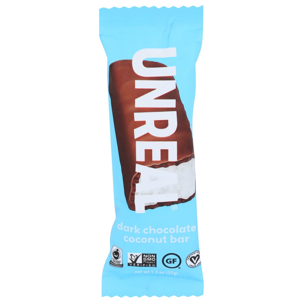 Unreal Dark Chocolate Coconut Bars, 1.3 Oz, Total Qty 12 MPN:4130
