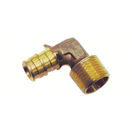 Elbow, Brass, Barbed 1/2 in, MNPT 1/2 in MPN:LF4125050