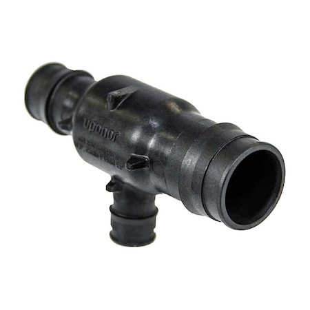 Tee, Polymer, Barbed1 1/4in, 3/4in, 3/4in MPN:Q4751377