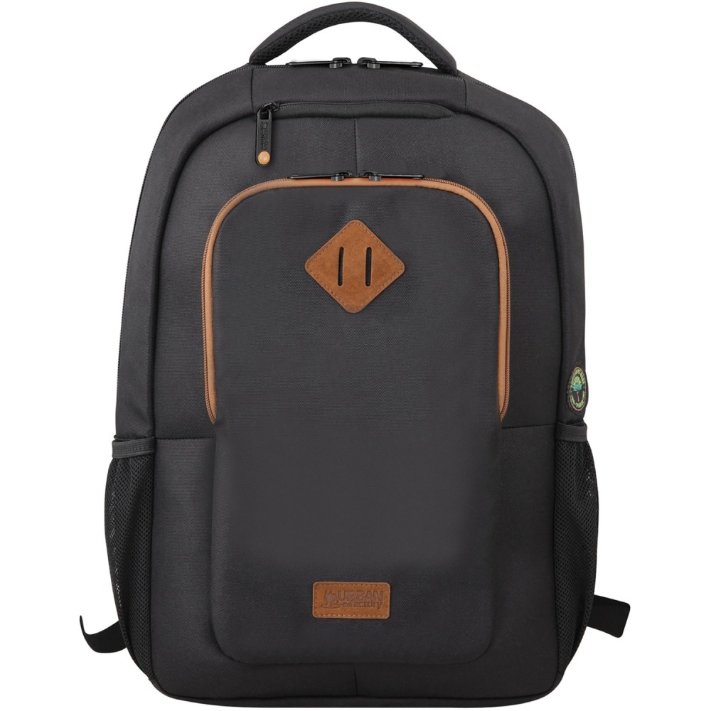 Urban Factory CYCLEE Carrying Case (Backpack) for 10.5in to 14.1in Notebook - Black - Polyester, Polyethylene Terephthalate (PET) Body - ECB14UF MPN:ECB14UF