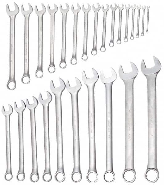 Combination Wrench Set: 26 Pc, Inch MPN:120080