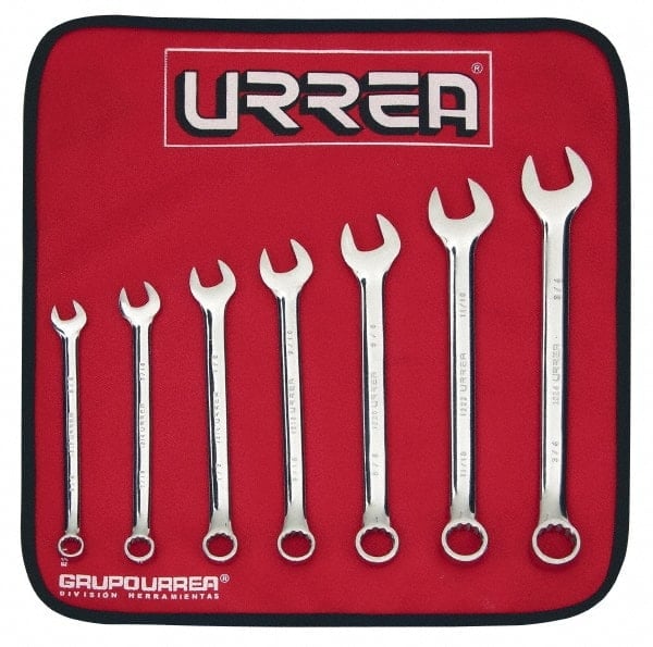 Combination Wrench Set: 7 Pc, Inch MPN:1200H