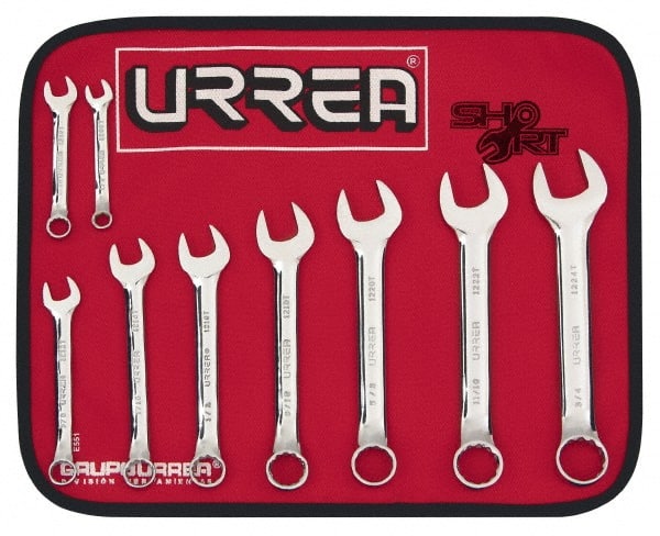 Combination Wrench Set: 9 Pc, Inch MPN:1200T9