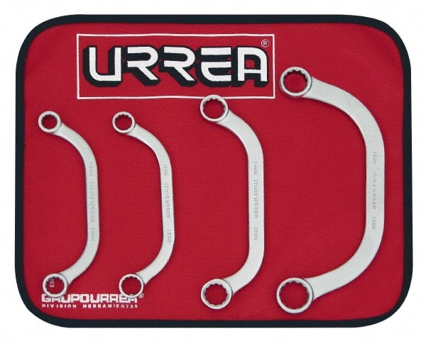 Obstruction Box End Wrench Set: 4 Pc, Metric MPN:1700AM