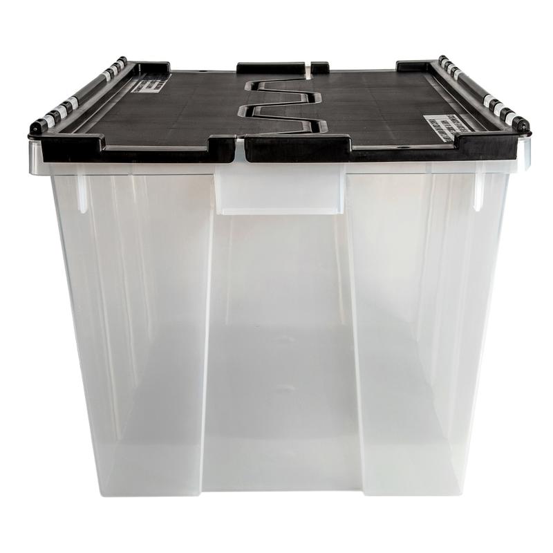 Greenmade Flip-Top Lid Tote, 12 Gallons, Black/Frost (Min Order Qty 4) MPN:553781