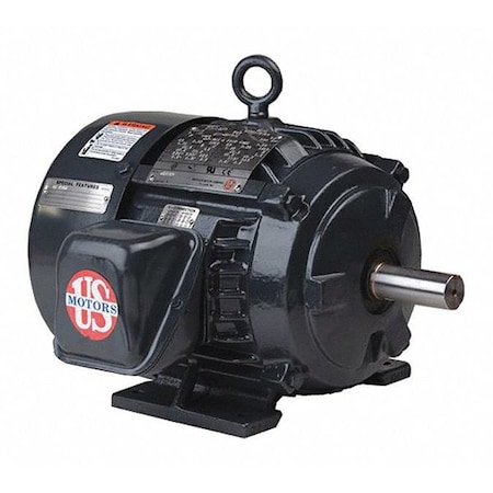 Three-Phase Motor, 7 1/2 HP, 215 Frame, 460V Voltage, 3, 525 Nameplate RPM 19 1/4 in Overall Length MPN:A7P1C