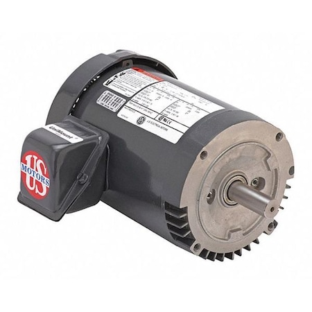Three-Phase General Purpose Motor, 1 HP, 143TC Frame, 208-230/460V AC Voltage, 1755 Nameplate RPM MPN:U1P2DCR
