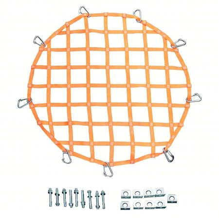 Safety Netting System, Orange, 3 ft L MPN:RHNCSSN-B-3