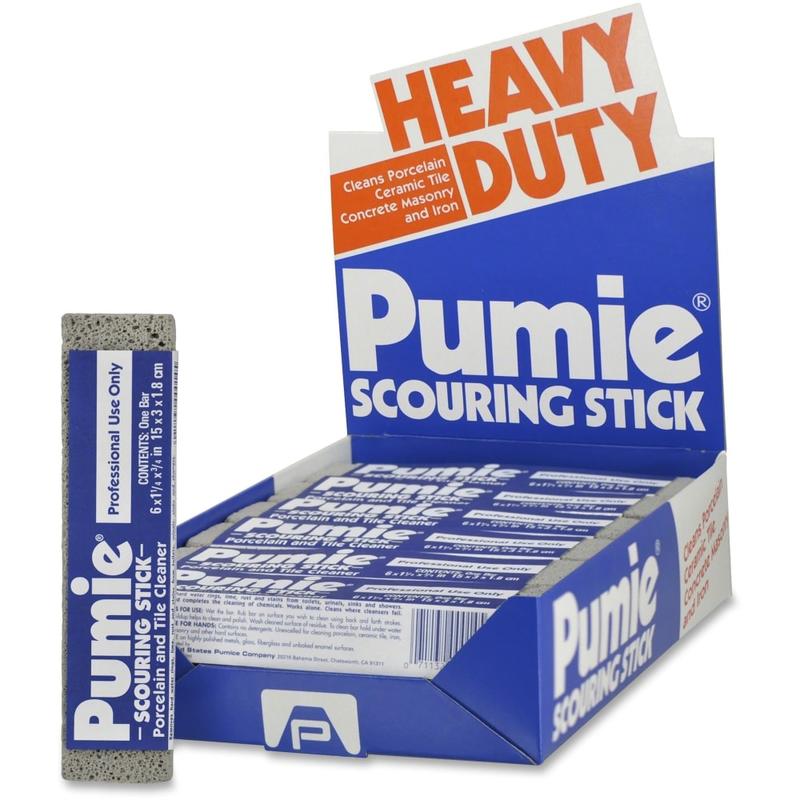 Pumice Pumie Scouring Sticks, Pack Of 12 MPN:JAN12