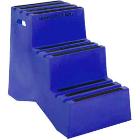 3 Step Plastic Step Stand - Blue 20