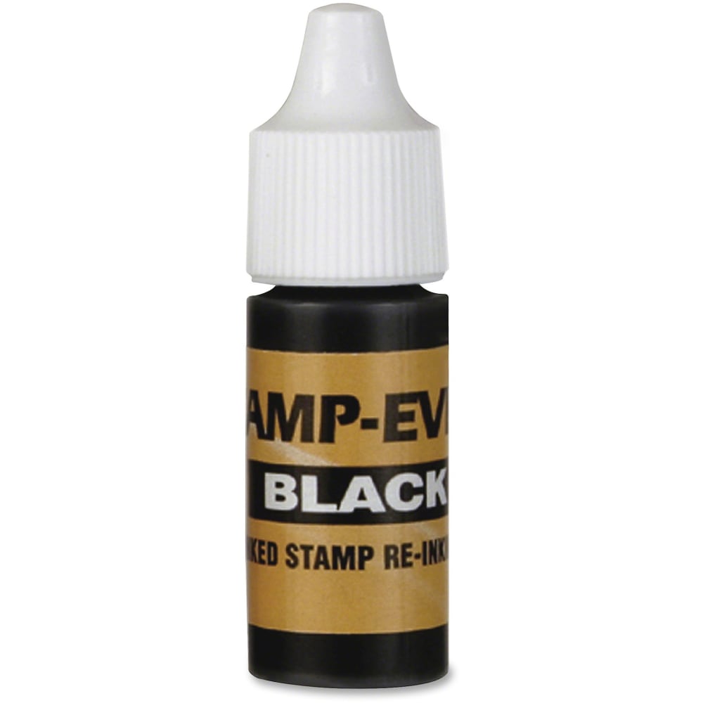 Stamp-Ever Universal Stamp Squeeze Ink Refill - 1 Each - Black Ink - 0.24 fl oz MPN:IK60