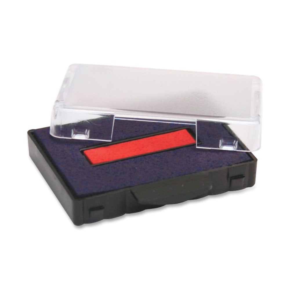 Trodat T5444 Replacement Ink Pad - 1 Each - Blue, Red Ink - Plastic (Min Order Qty 8) MPN:P5440BR
