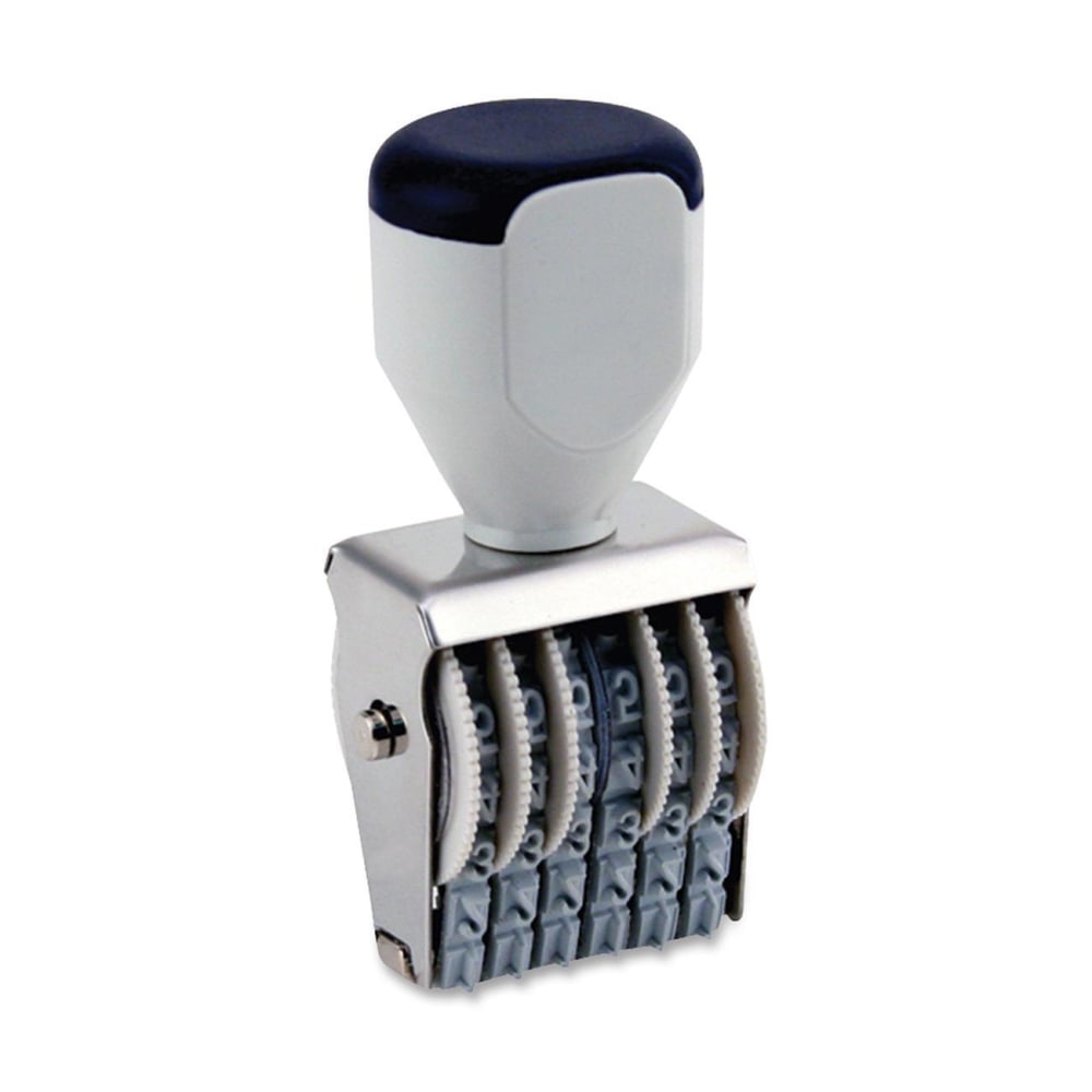 QWIKMARK Rubber Number Stamps - Number Stamp - 8 Bands - Steel - 1 Each MPN:RN028
