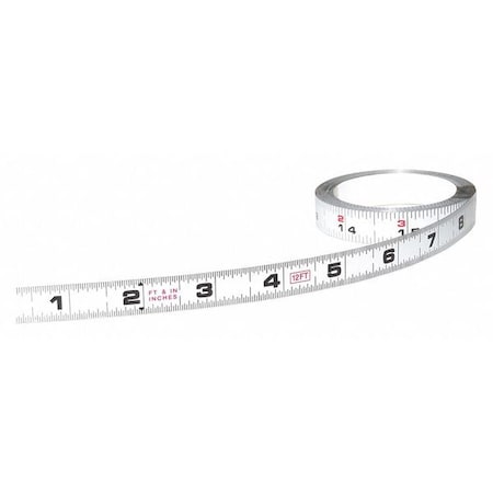 144 in Adhesive Tape Measure, 1/2 in Blade MPN:50006