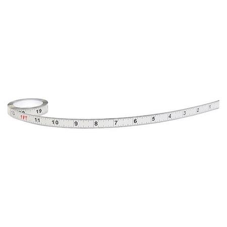 144 in Adhesive Tape Measure, 1/2 in Blade MPN:50007