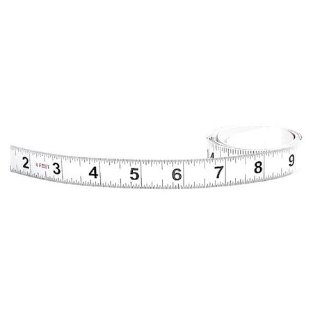 72 in Adhesive Tape Measure, 3/4 in Blade MPN:50013