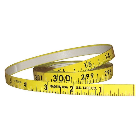 300 in Adhesive Tape Measure, 3/8 in Blade MPN:58502