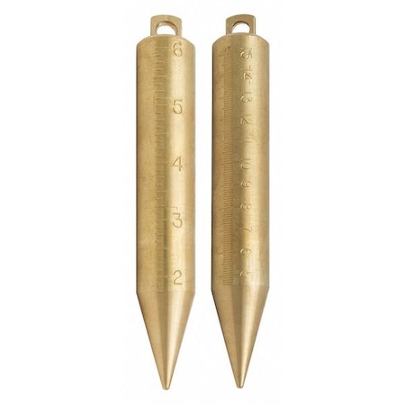 Plumb Bob, 20 oz. Size, Brass Construction MPN:58888