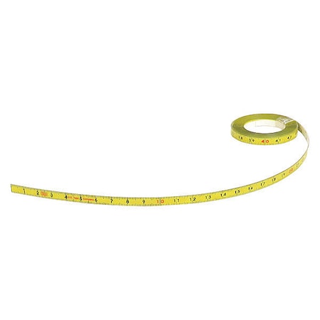 120 in Adhesive Tape Measure, 1/4 in Blade MPN:59610