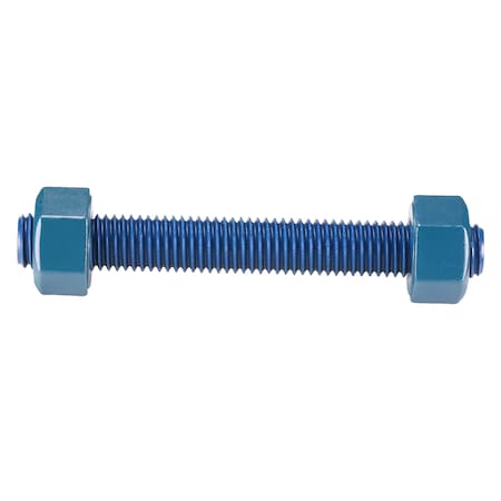 Threaded Stud, Fluoropolymer Coated, 4 PK MPN:B7-.625-5
