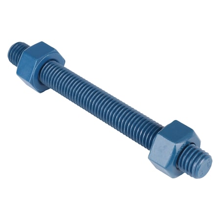 Threaded Stud, Fluoropolymer Coated, 50 PK MPN:B7-.625-6-50