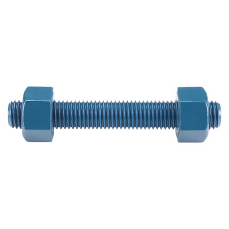 Threaded Stud, Fluoropolymer Coated, 4 PK MPN:B7-.75-5.25