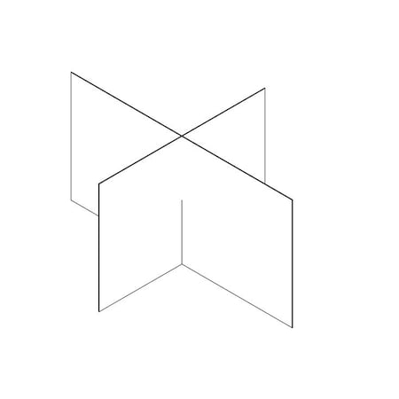 Clear Compartment Divider, 1/4