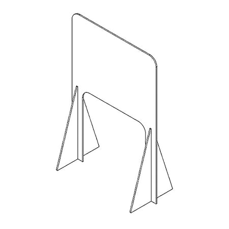 Self-Supported Clear Plastic Dividers MPN:BULK-PD-662