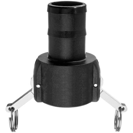 Cam and Groove Fitting, Polyprop, C, 1/2