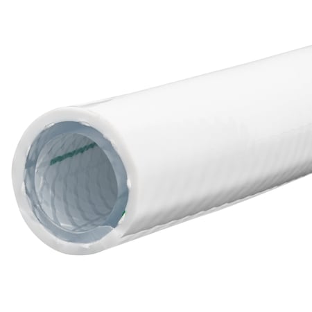 Polyester Braid Rnfrcd FDA White PVC Tubng-8mm ID x 13.5mm OD x 10FT MPN:ZUSA-HT-4425