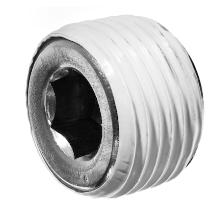 Pipe Fitting w Sealant - 304SS - #150 - Hex Socket Plug - 3/4
