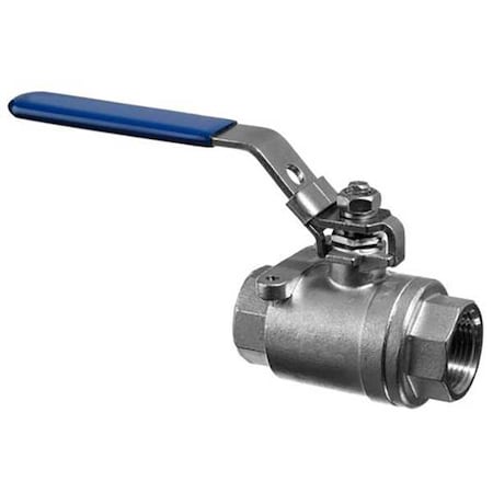 Manual 2-Way Ball Valve, Clamp, 316 SS MPN:ZUSA-VLV-106