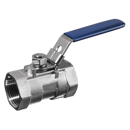 Manual 2-Way Ball Valve, BSPT, 304 SS MPN:ZUSA-VLV-140