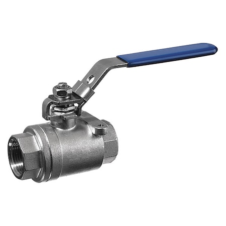 Manual 2-Way Ball Valve, NPT, 304 SS MPN:ZUSA-VLV-147