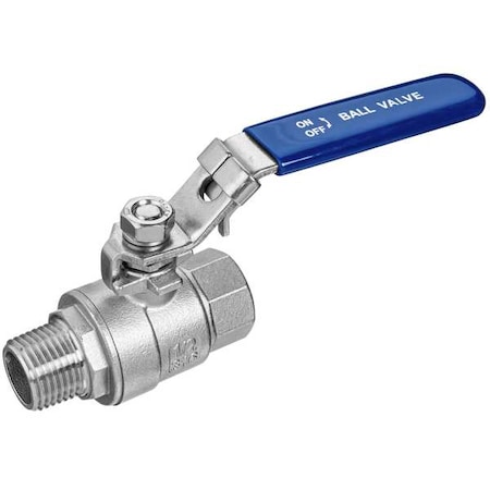 Manual 2-Way Ball Valve, NPT, 304 SS MPN:ZUSA-VLV-152