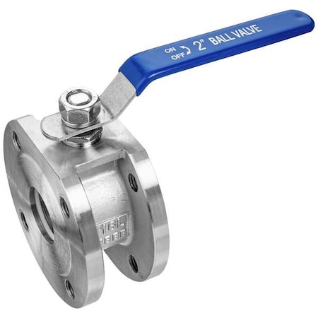 Manual 2-Way Ball Valve, Flange, 316 SS MPN:ZUSA-VLV-172