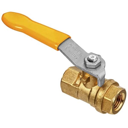 Manual 2-Way Ball Valve, BSPT, Brass MPN:ZUSA-VLV-197