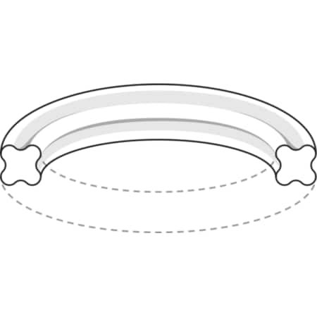 X-Profile Buna-N O-Ring, Dash 024, PK50 MPN:ZUSAQH70024