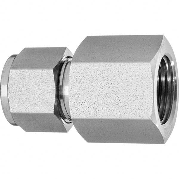 Stainless Steel Flared Tube Connector: 1/2