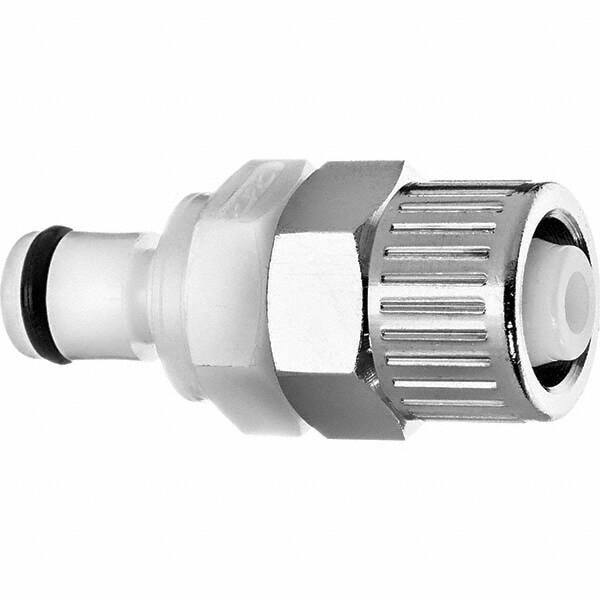 Plastic Quick-Disconnect Tube Couplings, Type: In Line Compression-Male Plug, In Line Compression-Male Plug , Nominal Flow Size: 1/4 (Inch) MPN:ZUSA-TF-QD-A-23
