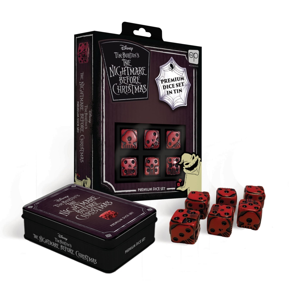 USAopoly Disney Tim Burtons The Nightmare Before Christmas Premium Dice Set MPN:USAAC004291