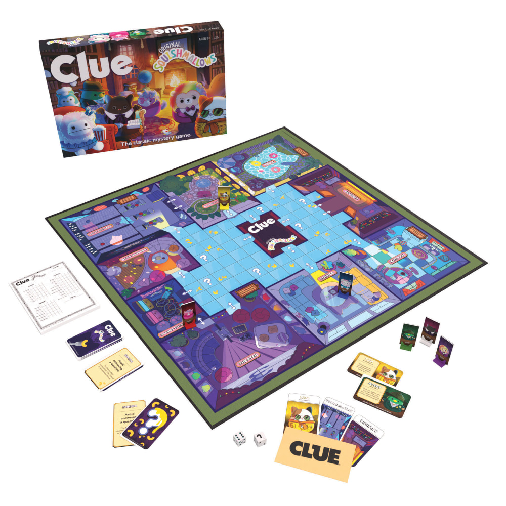 USAopoly Clue: Squishmallows, All Ages MPN:USACL156800
