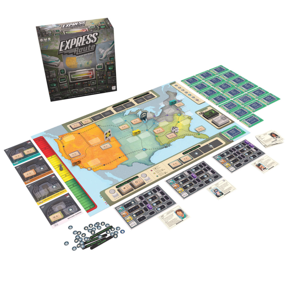 USAopoly Express Route Board Game MPN:USAHB000636