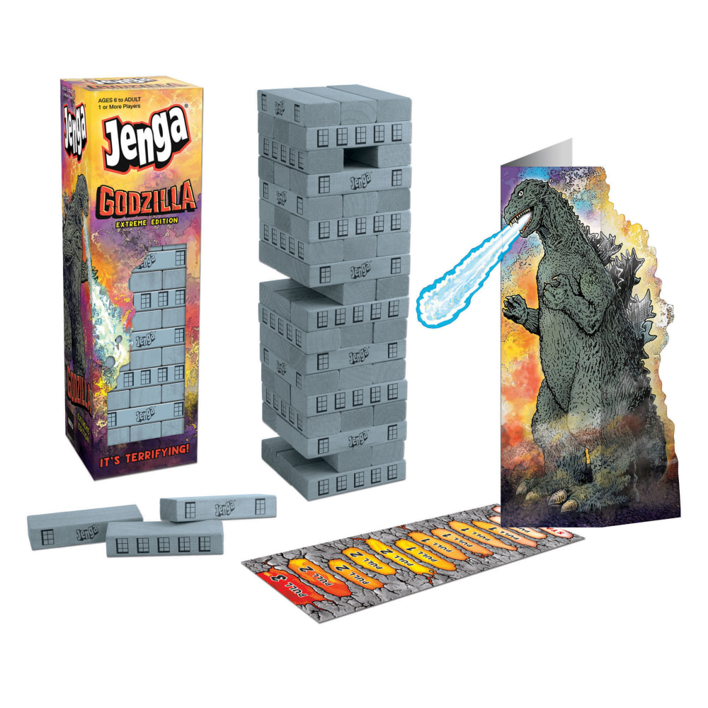 USAopoly Jenga: Godzilla Extreme Edition MPN:USAJA133710