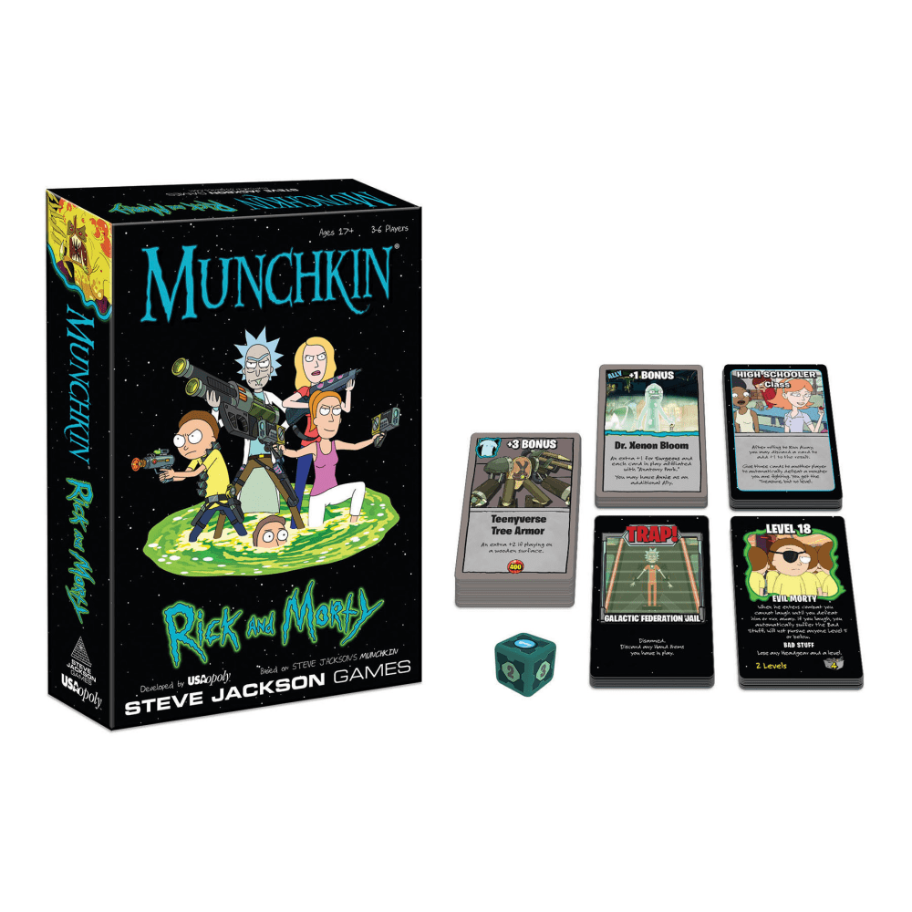 USAopoly MUNCHKIN: Rick And Morty Card Game MPN:USAMU085434