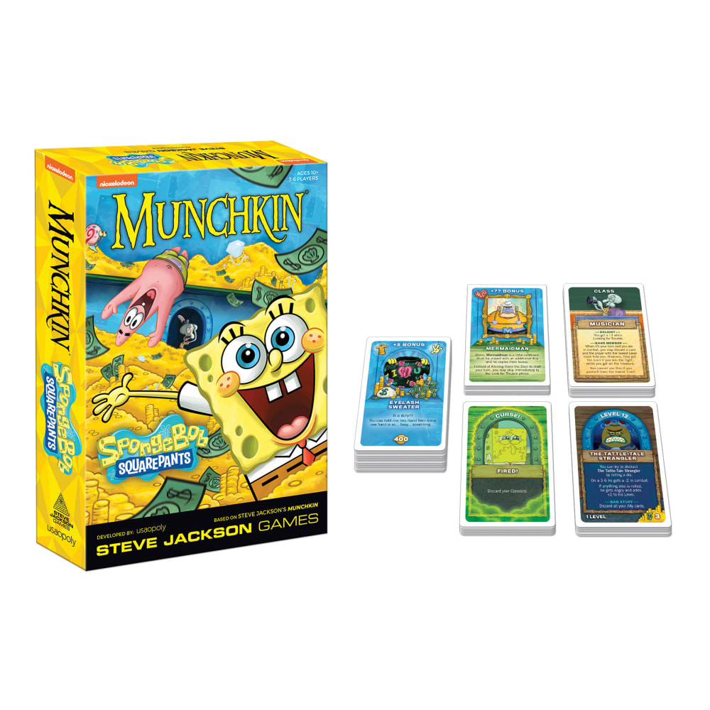 USAopoly MUNCHKIN: SpongeBob SquarePants Card Game MPN:USAMU096712