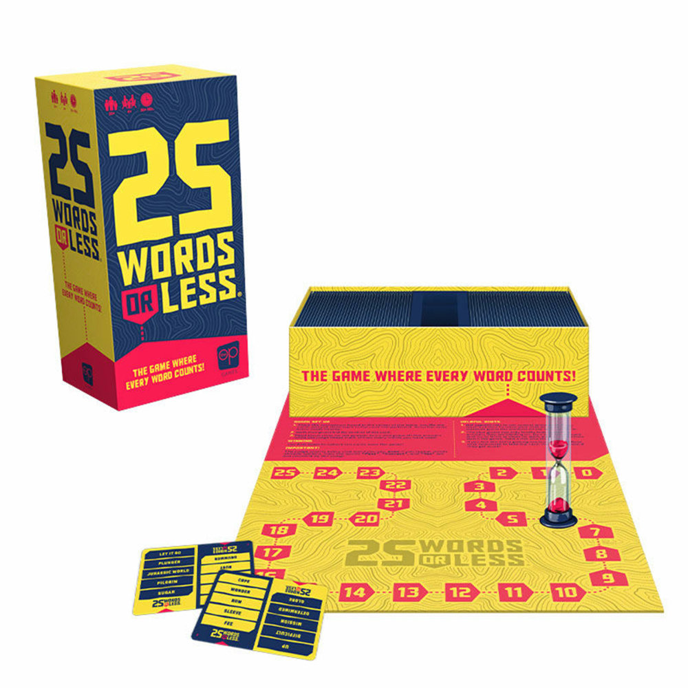 USAopoly 25 Words Or Less Board Game MPN:USAPA142738