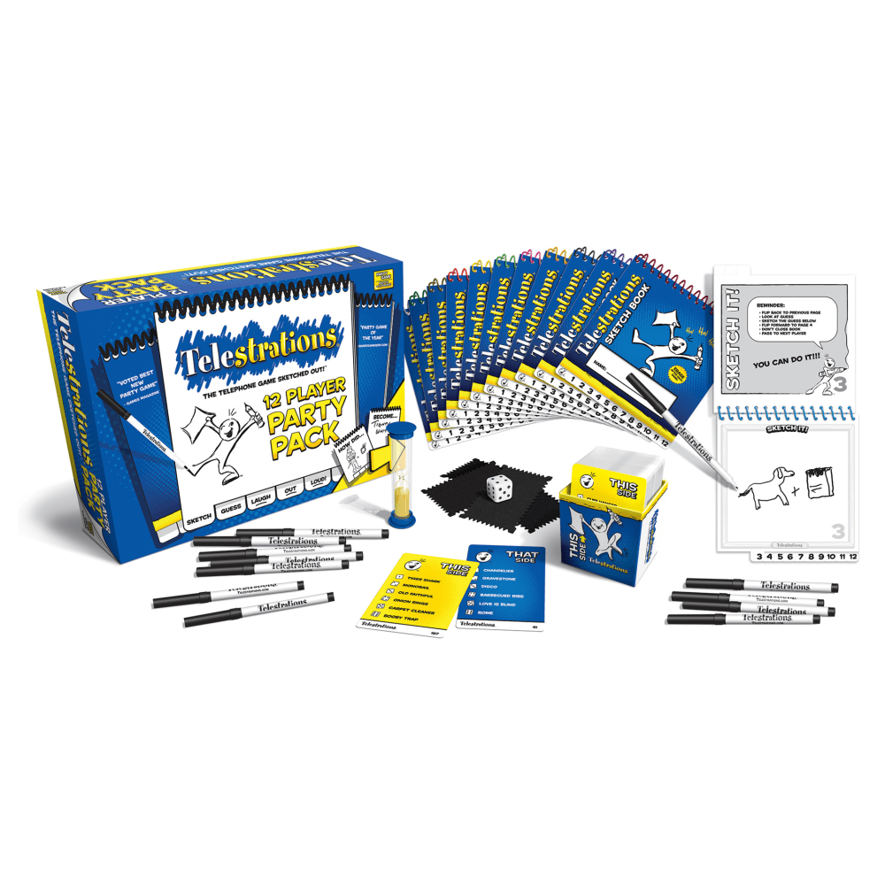 USAopoly Telestrations 12 Player: The Party Pack, Grades 6-Post Grad MPN:USAPG000318