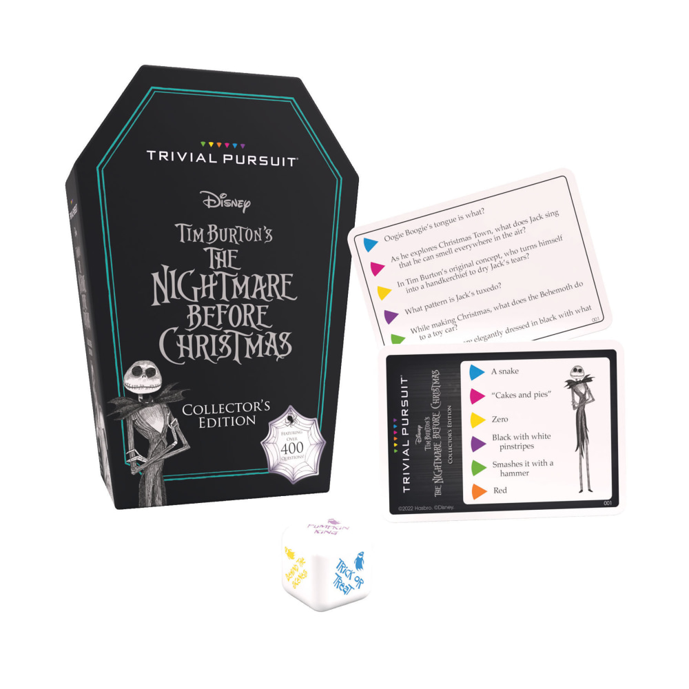 USAopoly TRIVIAL PURSUIT: Disney Tim Burtons The Nightmare Before Christmas Collectors Edition Board Game MPN:USATP004261