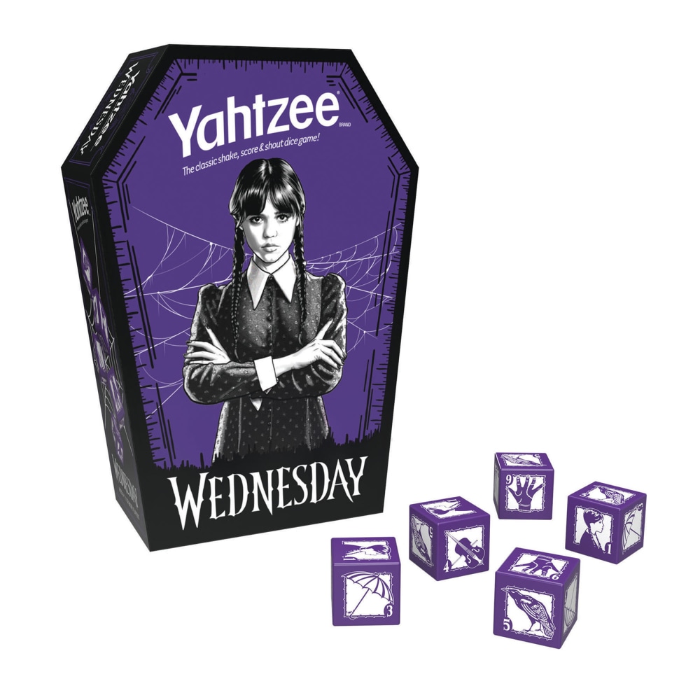 USAopoly YAHTZEE: Wednesday Dice Game MPN:USAYZ169853